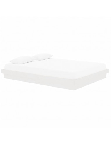 Giroletto Bianco in Legno Massello 150x200 cm King Size