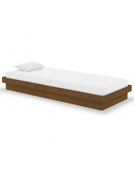 Giroletto Miele in Legno Massello 75x190 cm Small Single