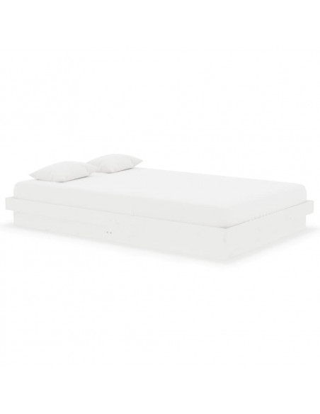 Giroletto Bianco in Legno Massello 120x190 cm Small Double