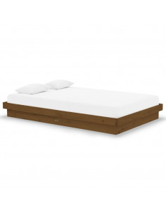 Giroletto Miele in Legno Massello 120x190 cm Small Double 2