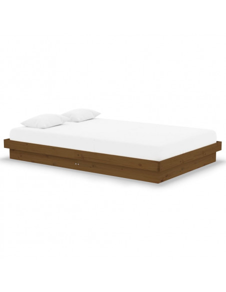 Giroletto Miele in Legno Massello 120x190 cm Small Double