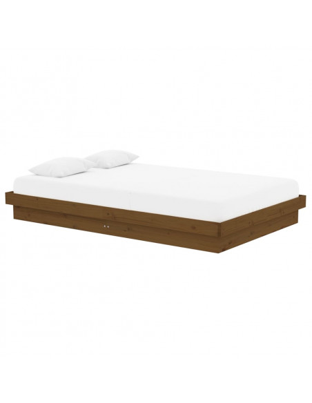 Giroletto Miele in Legno Massello 120x190 cm Small Double