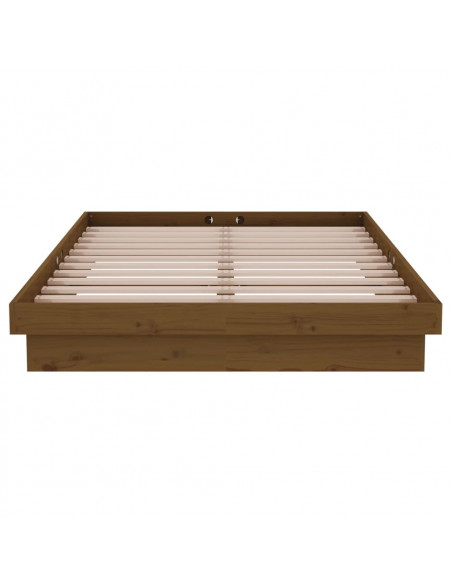 Giroletto Miele in Legno Massello 120x190 cm Small Double