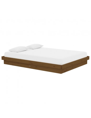 Giroletto senza Materasso Ambra Doppio in Legno Massello