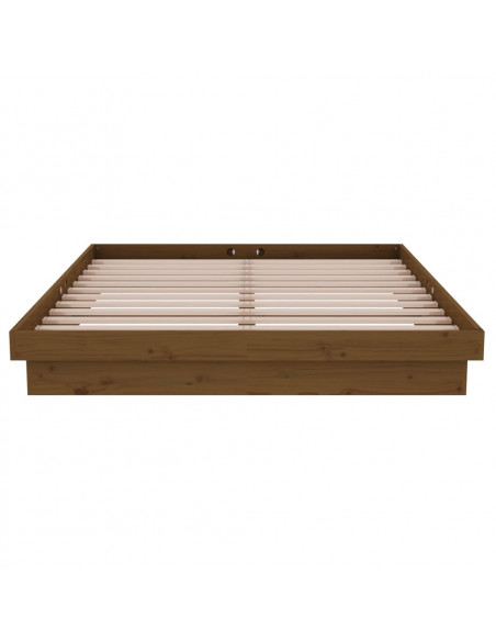 Giroletto Miele in Legno Massello 135x190 cm Double