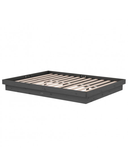 Giroletto Grigio in Legno Massello 140x190 cm
