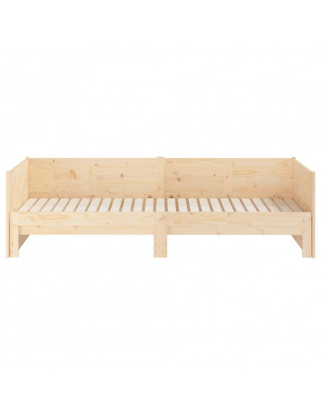 Dormeuse Estraibile in Legno Massello di Pino 2x(80x200) cm