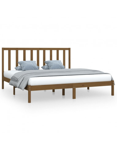 Giroletto Miele in Legno Massello di Pino 200x200 cm