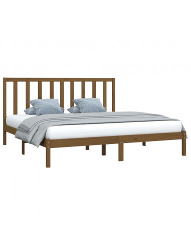 Giroletto Miele in Legno Massello di Pino 200x200 cm