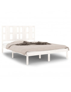 Giroletto Bianco in Legno Massello di Pino 120x200 cm 2