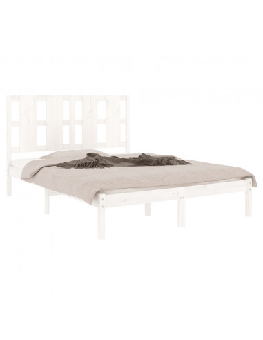 Giroletto Bianco in Legno Massello di Pino 120x200 cm