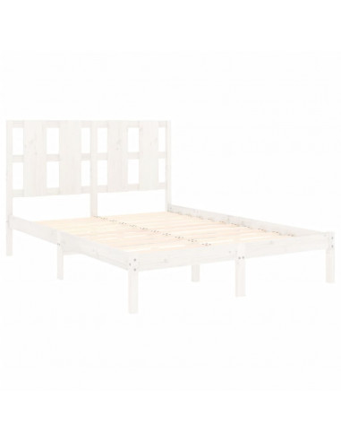 Giroletto Bianco in Legno Massello di Pino 140x200 cm