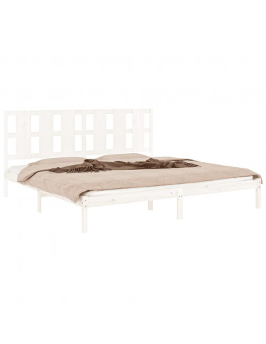 Giroletto Bianco in Legno Massello 180x200 cm Super King