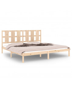 Giroletto in Legno Massello di Pino 200x200 cm 2