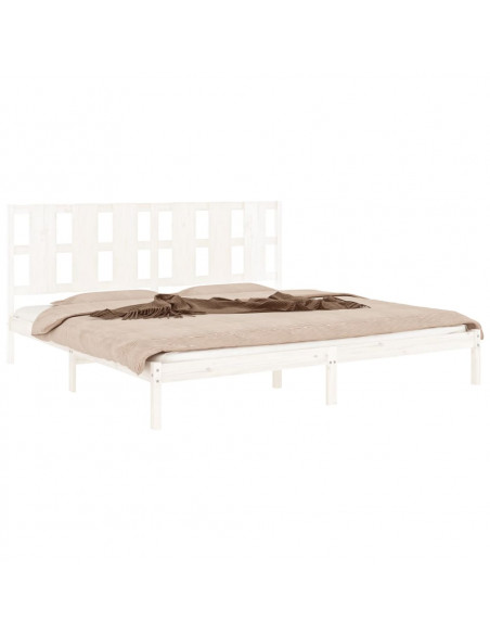 Giroletto Bianco in Legno Massello di Pino 200x200 cm