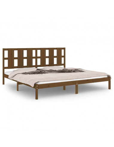 Giroletto Miele in Legno Massello di Pino 200x200 cm