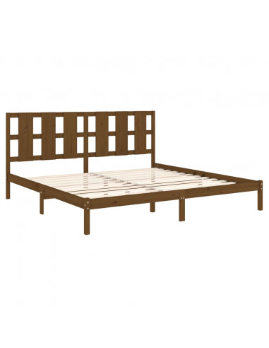 Giroletto Miele in Legno Massello di Pino 200x200 cm