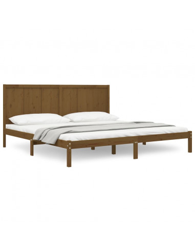 Giroletto Miele in Legno Massello di Pino 200x200 cm