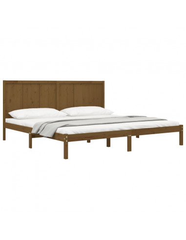 Giroletto Miele in Legno Massello di Pino 200x200 cm