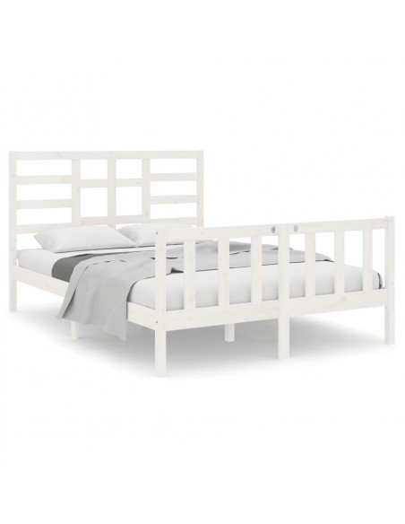 Giroletto Bianco in Legno Massello 140x190 cm