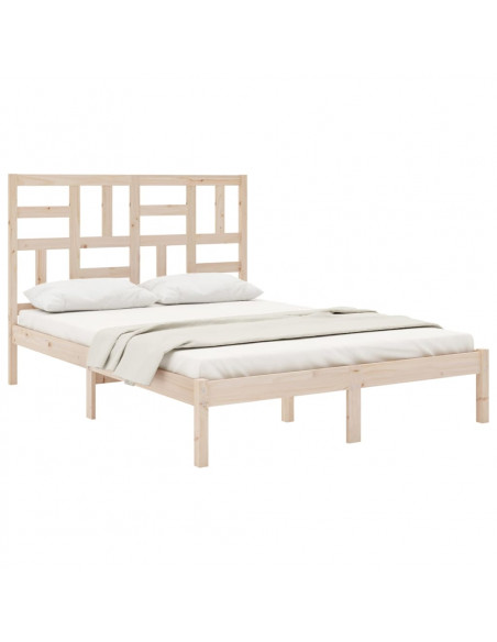 Giroletto senza Materasso Ambrato in Legno Massello 120x200 cm