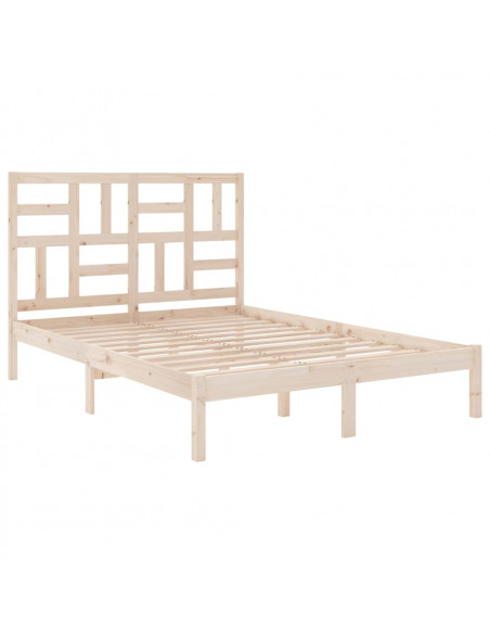 Giroletto senza Materasso Ambrato in Legno Massello 120x200 cm