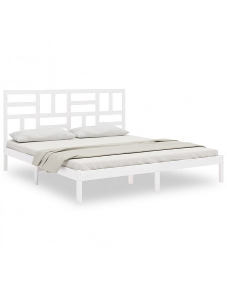 Giroletto Bianco in Legno Massello 200x200 cm