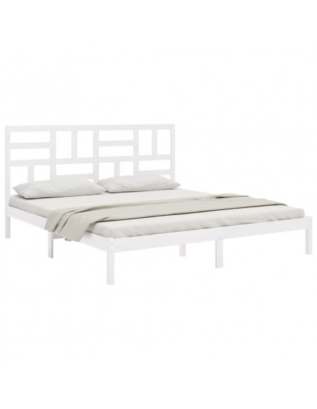Giroletto Bianco in Legno Massello 200x200 cm