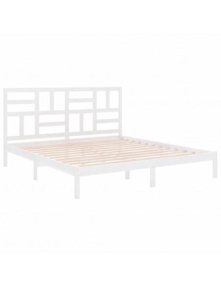 Giroletto Bianco in Legno Massello 200x200 cm