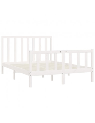 Giroletto Bianco in Legno Massello 140x200 cm