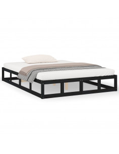 Giroletto Nero 135x190 cm Double in legno Massello 2