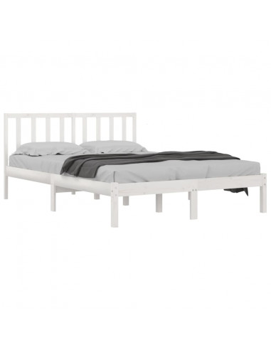 Giroletto Bianco in Legno Massello di Pino 200x200 cm