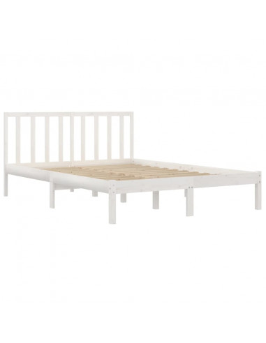 Giroletto Bianco in Legno Massello di Pino 200x200 cm