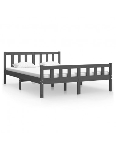 Giroletto Grigio in Legno Massello 140x190 cm