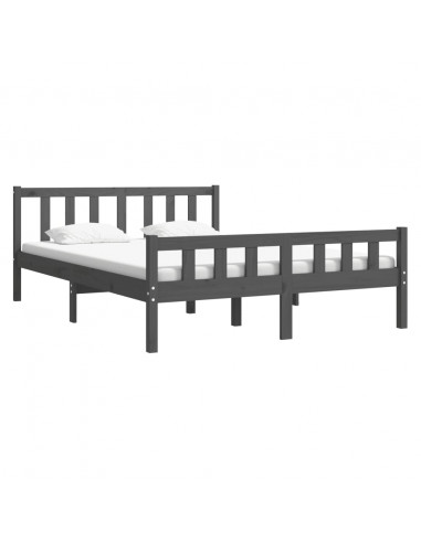 Giroletto Grigio in Legno Massello 140x190 cm