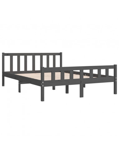 Giroletto Grigio in Legno Massello 140x190 cm