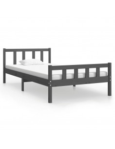 Giroletto Grigio in Legno Massello 100x200 cm 2