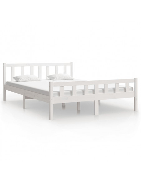 Giroletto Bianco in Legno Massello 150x200 cm King Size