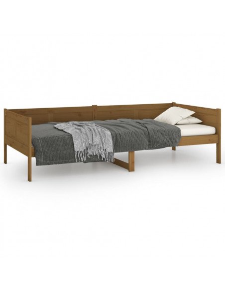 Dormeuse Miele in Legno Massello di Pino 90x190 cm