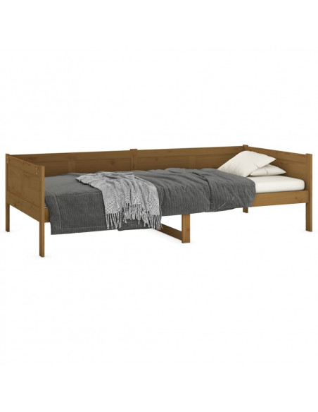 Dormeuse Miele in Legno Massello di Pino 90x190 cm