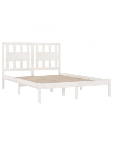 Giroletto Bianco in Legno Massello di Pino 140x190 cm