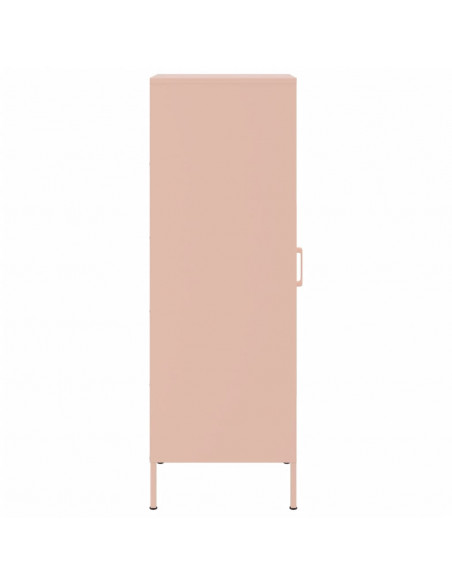 Credenza Rosa 36x39x113 cm in Acciaio