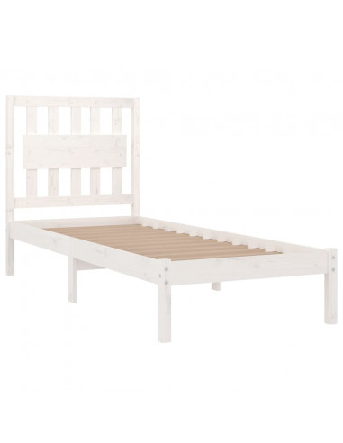 Giroletto Bianco in Legno Massello di Pino 90x200 cm