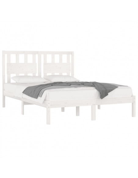 Giroletto Bianco in Legno Massello 180x200 cm Super King