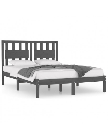 Giroletto Grigio in Legno Massello di Pino 200x200 cm