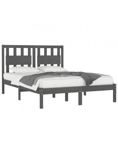 Giroletto Grigio in Legno Massello di Pino 200x200 cm