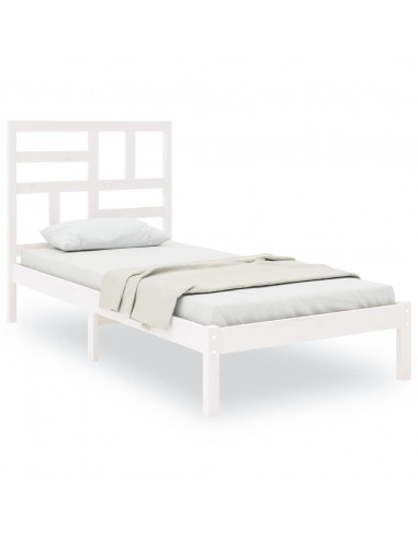 Giroletto Bianco in Legno Massello 90x200 cm