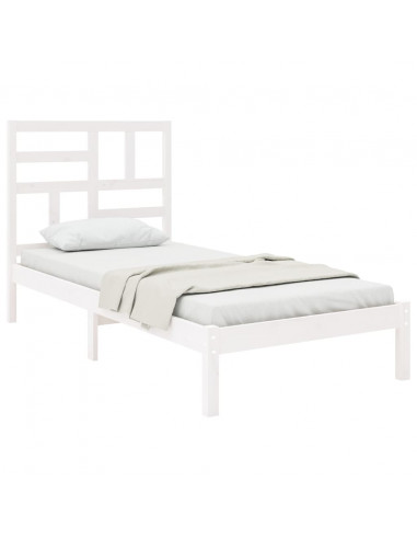 Giroletto Bianco in Legno Massello 90x200 cm