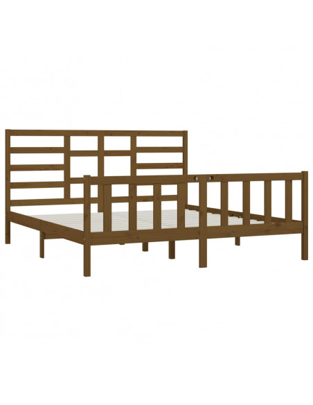 Giroletto Miele in Legno Massello di Pino 200x200 cm