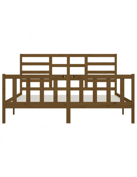 Giroletto Miele in Legno Massello di Pino 200x200 cm